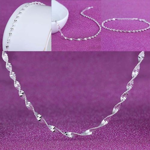 Fußkettchen Fußkette Fußband Silber Fuß Knöchel Schmuck Kette Fußschmuck Mode
