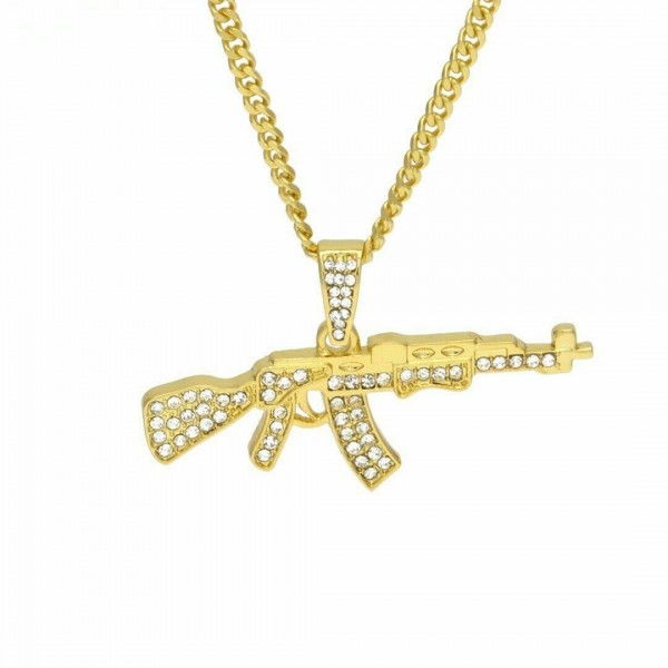 Hip Hop - Ak47 Waffe als Halskette