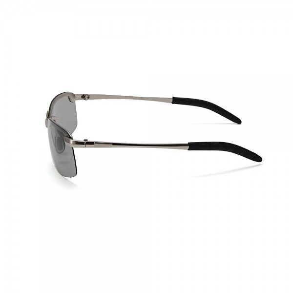 FAGUMA Polarisierte Sport-Sonnenbrille Für Herren, UV400 Schutz, Schwarzer Rahmen, Graue Gläser