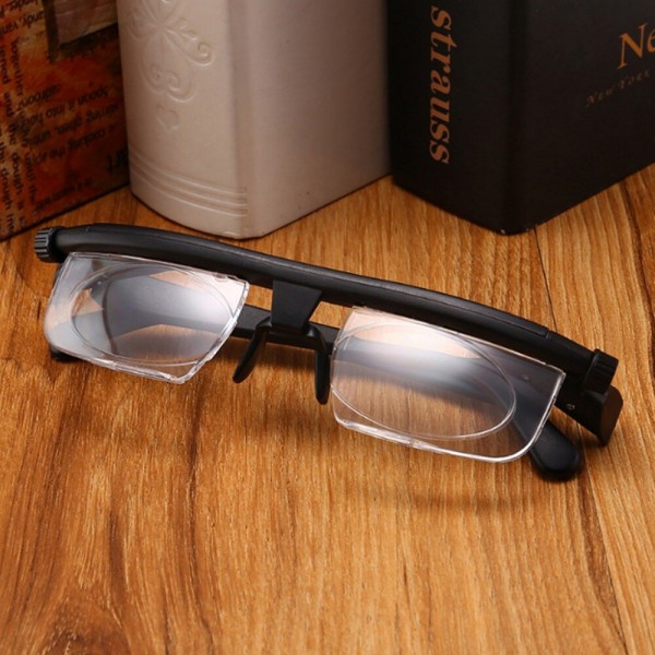 Individuell einstellbare Brille Lesebrille einstellbar -6 +3 Dioptrien