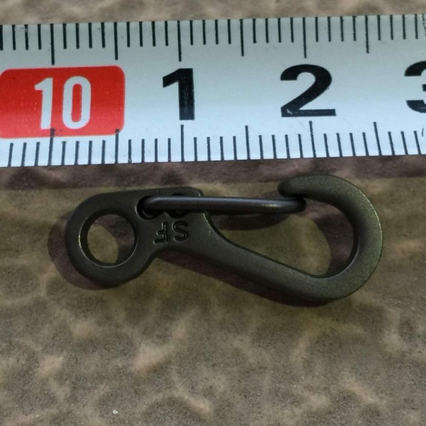 Karabinerhaken Mini Schwarz Karabiner Camping Outdoor Haken Angeln