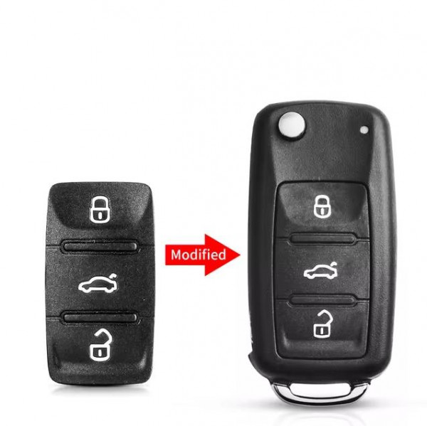 Auto Schlüssel Tastenfeld für VW T5, Golf, Passat uvm.
