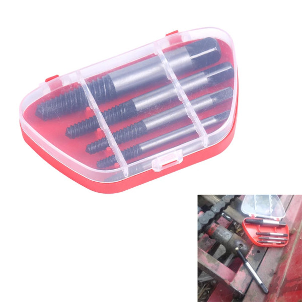 5-teiliges Schrauben-Ausdreher-Set | Linksausdreher & Ausbohrer | Schraubenlöser