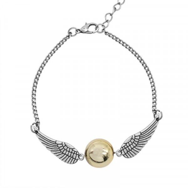 Engelflügel & Perle als Armschmuck