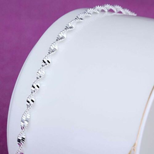 Fußkettchen Fußkette Fußband Silber Fuß Knöchel Schmuck Kette Fußschmuck Mode