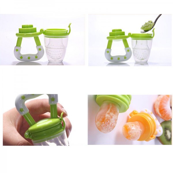 Baby Fruchtsauger Obst Beißring Schnuller Beruhigungssauger frische Lebensmittel
