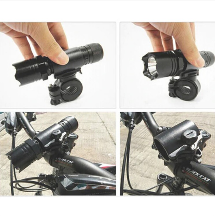 360° Fahrrad Taschenlampe Halterung