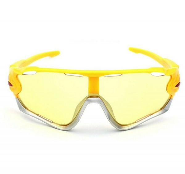 UV400 Sonnenbrille HD Nachtsicht Radfahren Reiten Fahren Brille Sport Brille
