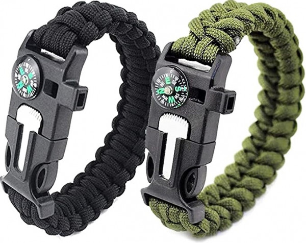 Survival Paracord Armband mit Multitool