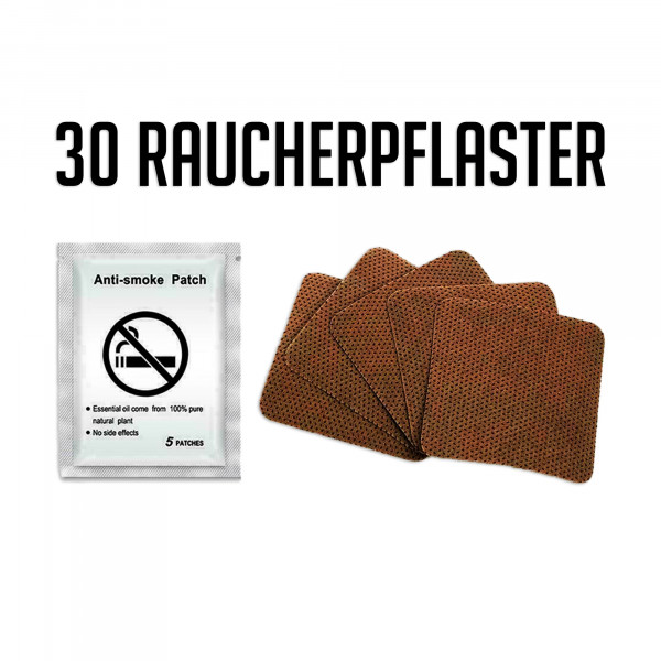 30 Anti Rauchen Pflaster