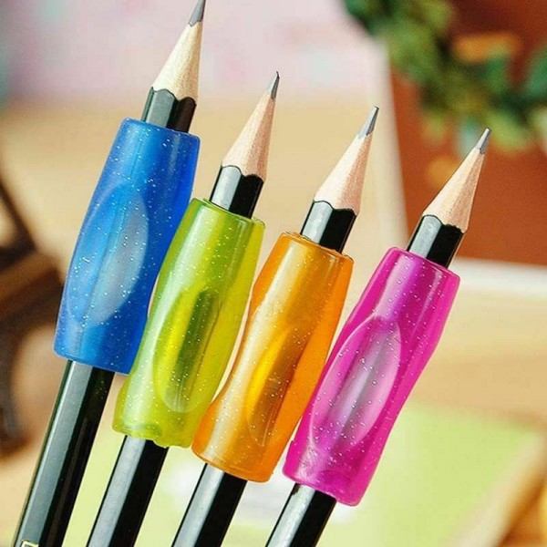 4x Schreibhilfe für Rechts- und Linkshänder Bleistift-Griff