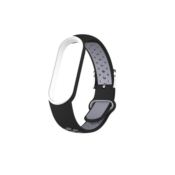 Sportliches Silikonarmband für Xiaomi Mi Band 7, 6, 5, 4 und 3
