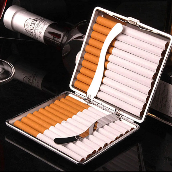 Modernes Zigaretten-Etui – Metallbox für 20 Zigaretten