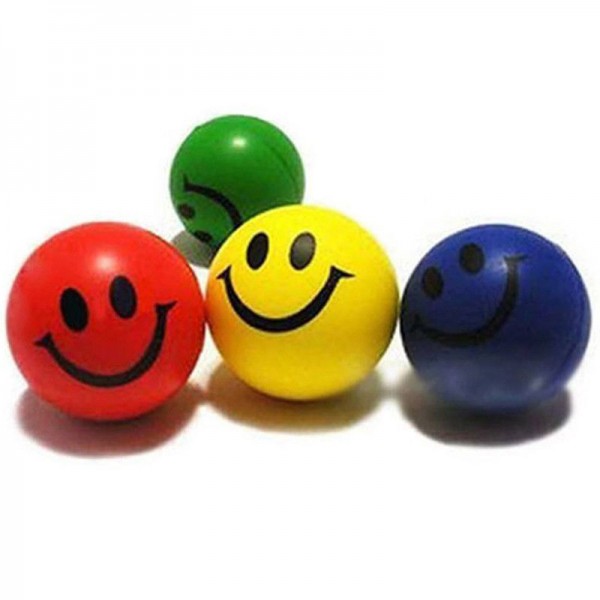 4x Stressball Anti-Stress-Ball Knautschball Antistressball Entspannungsball