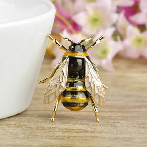 Bienenbrosche - Biene als Anstecknadel