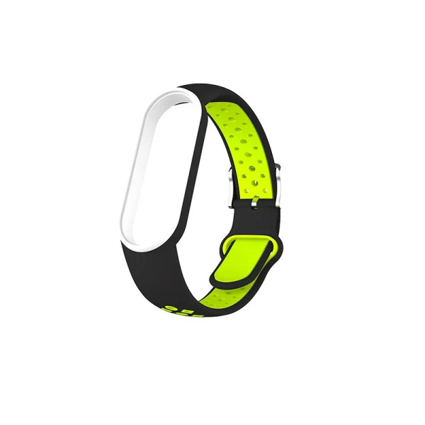 Sportliches Silikonarmband für Xiaomi Mi Band 7, 6, 5, 4 und 3