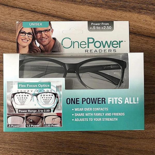 One Power Readers Mehrstärkenbrille in Schwarz
