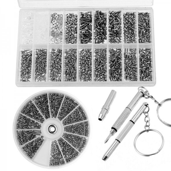 1000x Micro Schraube mit Schraubendreher