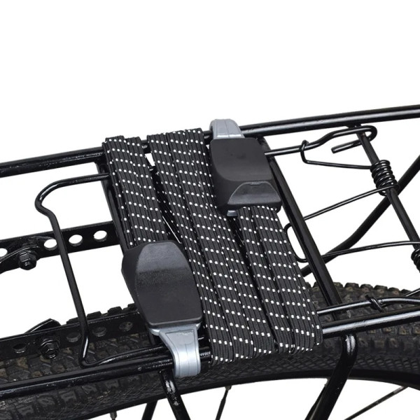 Elastisches Fahrrad-Gepäckseil mit Haken