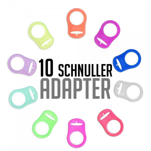 10x Silikon Nuckeladapter